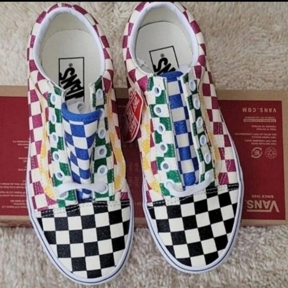 Vans Multi-color Checkerboard Sneaker - Picture 10 of 10